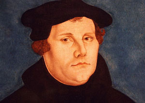 Bildnis Martin Luthers von Lucas Cranach dem Älteren, 1529. Foto: Wikimedia Commons, Gemeinfrei.