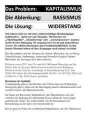 Flugblatt der ISO Rhein-Neckar für die Mannheimer Demonstration am 03.10.2018