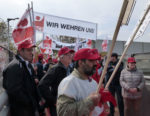Protest gegen Arbeitsplatzabbau in Weinheim, 27. April 2017 (Foto: Avanti²)