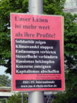 ISO-Plakat in Mannheim, 26. April 2019
