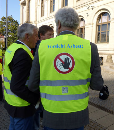 Asbestaktion in Berlin, 26. September 2019 (Foto: Privat)