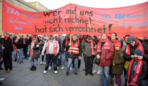IGM-Protest in Stuttgart gegen Abbau, 22. November 2019 (Foto: helmut-roos@web.de)