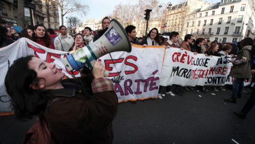 Streikdemo in Paris gegen die „Rentenreform“, 17. Dezember 2019 (Copyright Photothèque Rouge: Martin Noda, Hans Lucas)