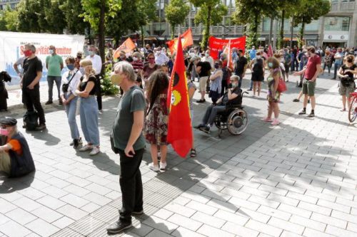 #unteilbar Kundgebung MA-Paradeplatz, 13.06.2020 (Foto: helmut-roos@web.de)