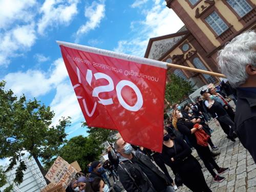 BLM-Kundgebung am 06. Juni 2020 in Mannheim (Foto: A.D.)