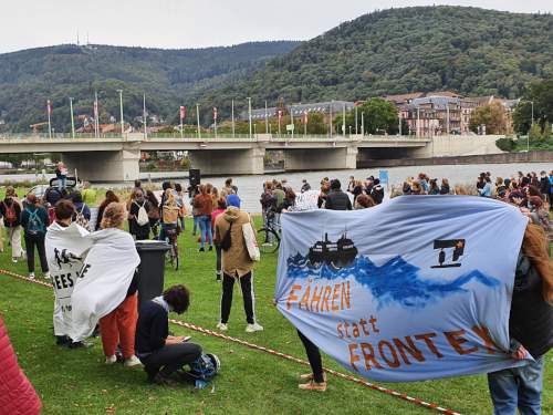 Demo Seebrücke am 02. Oktober 2020 in Heidelberg (Foto:Privat)