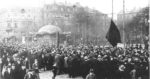 Revolutionäre Demo in Mannheim, November 1918 (Bild: Gemeinfrei)