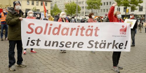 DGB-Kundgebung am 1. Mai 2021 in Mannheim (Foto:helmut-roos@web.de)