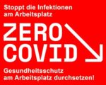 ZeroCovid-Logo zu Gesundheitsschutz am Arbeititsplatz