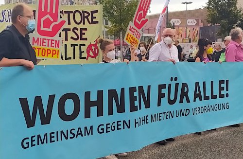Mietendemo in Berlin, 11. September 2021. (Foto: Karlheinz Paskuda)