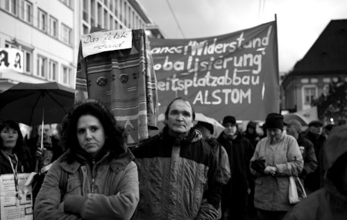 Demo gegen Agenda 2010 in Mannheim, 20. Oktober 2010. (Foto: B. Straube.)