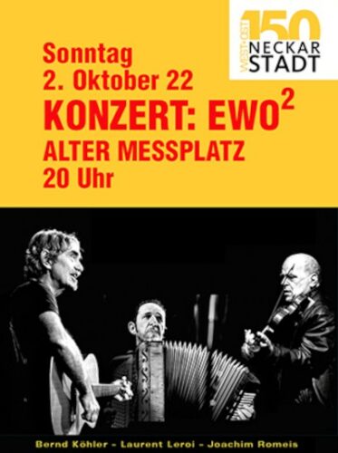 Konzert-Plakat ewo2 am 02. Oktober 2022