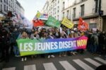 Jugenddemo in Paris gegen „Rentenreform“, 21. Januar 2023. (Foto: Photothèque Rouge / Martin Noda / Hans Lucas.)