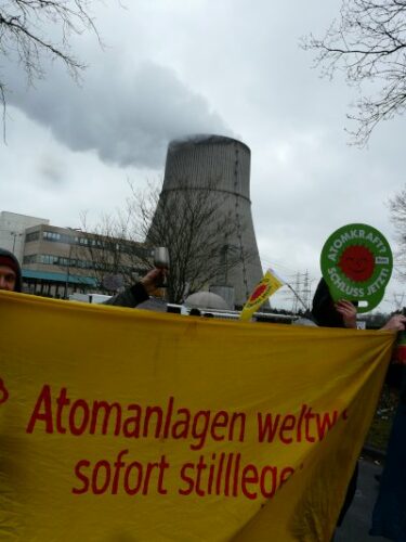Demo für Atomstopp in Lingen, 15. April 2023. (Foto: Privat.)