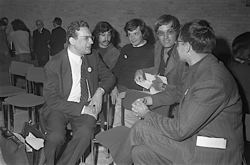 E. Mandel bei einem Kongress in Tilburg, Niederlande, 1970. (Foto: Gemeinfrei.)