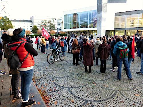 Kundgebung gegen AfD in Ludwigshafen, 24. Oktober 2023. (Foto: Avanti².)