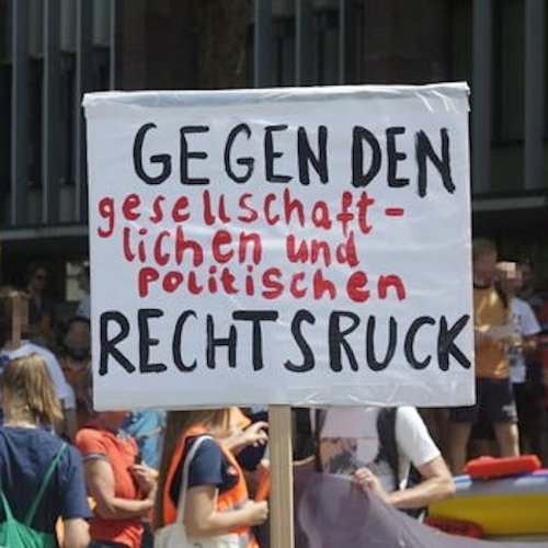 Demo in Freiburg i. Br., 14. Juli 2018. (Foto: RDL gemeinfrei.)