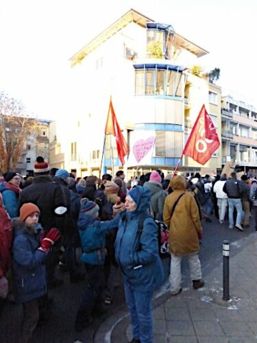 Demo gegen rechts in Heidelberg, 20. Januar 2024. (Foto: Avanti².)
