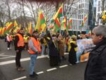 Kurdische Demo in Mannheim, 10. Februar 2024. (Foto: Privat.)
