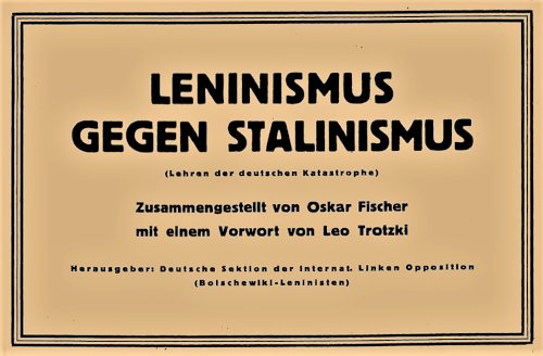 Broschüre der Linken Opposition von 1933. (Bildnachweis: Provatarchiv W. A.)