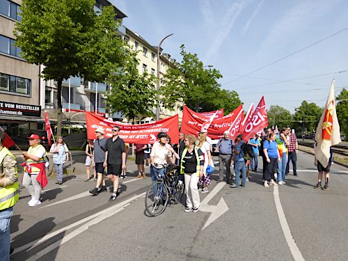 DGB-Demo in Mannheim, 1. Mai 2024. (Foto: Avanti².)