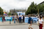 Kundgebung gegen AfD in Mannheim, 23. Juli 2024. (Foto: KIM.)