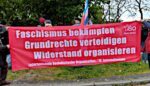 Protest gegen AfD-Veranstaltung in Mannheim-Rheinau, 26. April 2024. (Foto: Privat.)