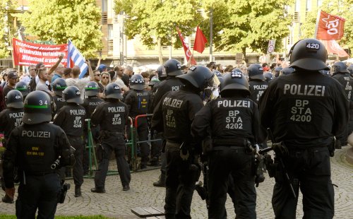 Demo gegen Rechts in Mannheim, 7. Juni 2024. (Foto: Helmut Roos.)
18. Januar 2025. (Foto: A. N.)