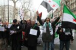 Demo in Paris gegen das syrische Folterregime in Syrien, 16. März 2013. (Foto: Photothèque Rouge/JMB.)