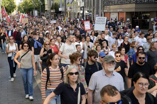 Demo gegen AfD in Mannheim, 7. Juni 2024. (Foto: Helmut Roos.)