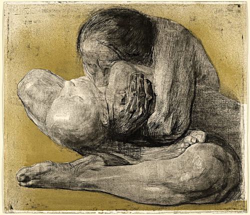 Käthe Kollwitz, Frau mit totem Kind, 1903. (Foto: Gemeinfrei.) Käthe Kollwitz, Frau mit totem Kind, 1903. (Foto: Gemeinfrei.)