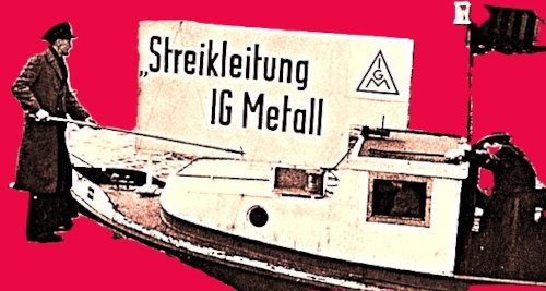 Am 24. Oktober 1956 begann der Metallerstreik. (Grafik: Avanti².)