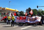 Antifaschistischer Protest in Weinheim, 1. Mai 2025. (Foto: Privat.)
