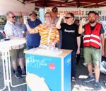 Protestaktion gegen BR-Mobbing bei MPB in Mannheim, 1. Juli 2025. (Foto: Solikomitee.)