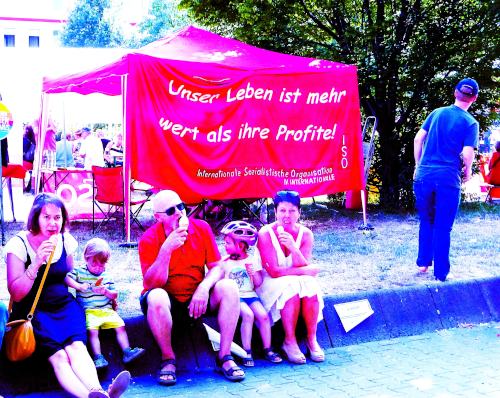 Soli-Fest in der Mannheimer Neckarstadt, 7. Juli 2019. (Foto und Bearbeitung: Avanti².) Soli-Fest in der Mannheimer Neckarstadt, 7. Juli 2019. (Foto und Bearbeitung: Avanti².)