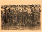 Käthe Kollwitz, Die Gefangenen (aus dem Zyklus „Bauernkrieg“), 1908. (Bild: Gemeinfrei.)