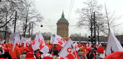 GEW-Streiktag in Mannheim, 29. Januar 2026. (Foto: Privat.) GEW-Streiktag in Mannheim, 29. Januar 2026. (Foto: Privat.)