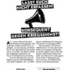 thumbnail of Flyer der ISO Rhein-Neckar zum Schulstreik gegen Wehrpflicht am 5.3.2026