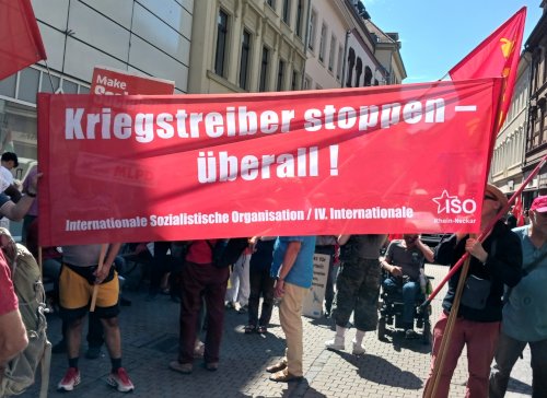 Demo gegen den Gaza-Krieg in Heidelberg, 5. Juli 2025. (Foto: Privat.)