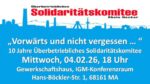 Plakat zur Veranstaltung am 4.2.2026.