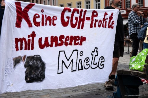 Mietenprotest in Heidelberg, 16. April 2026. (Foto: © Matthias Krebs.)