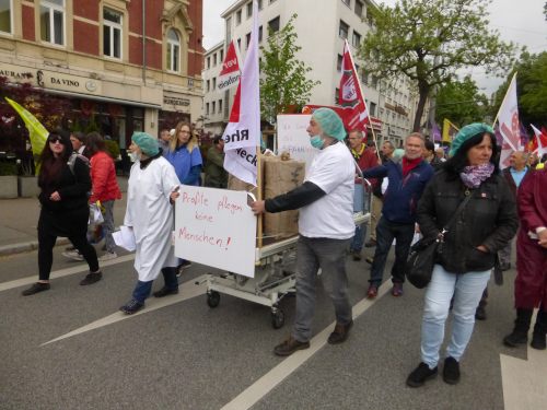 DGB-Demo in Mannheim, 1. Mai 2018. (Foto: Avanti².)
