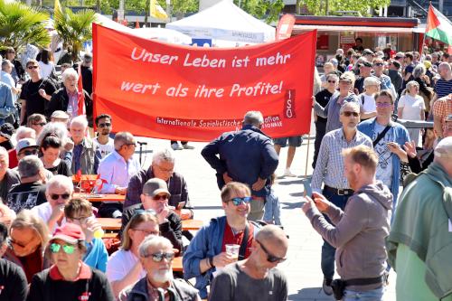 Ostermarsch in Mannheim, 4. April 2026. (Foto: Helmut Roos.)
