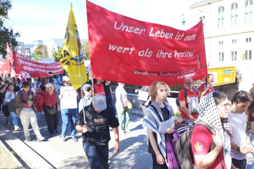 DGB-Demo in Stuttgart, 26. September 2026. (Foto: Helmut Roos.)